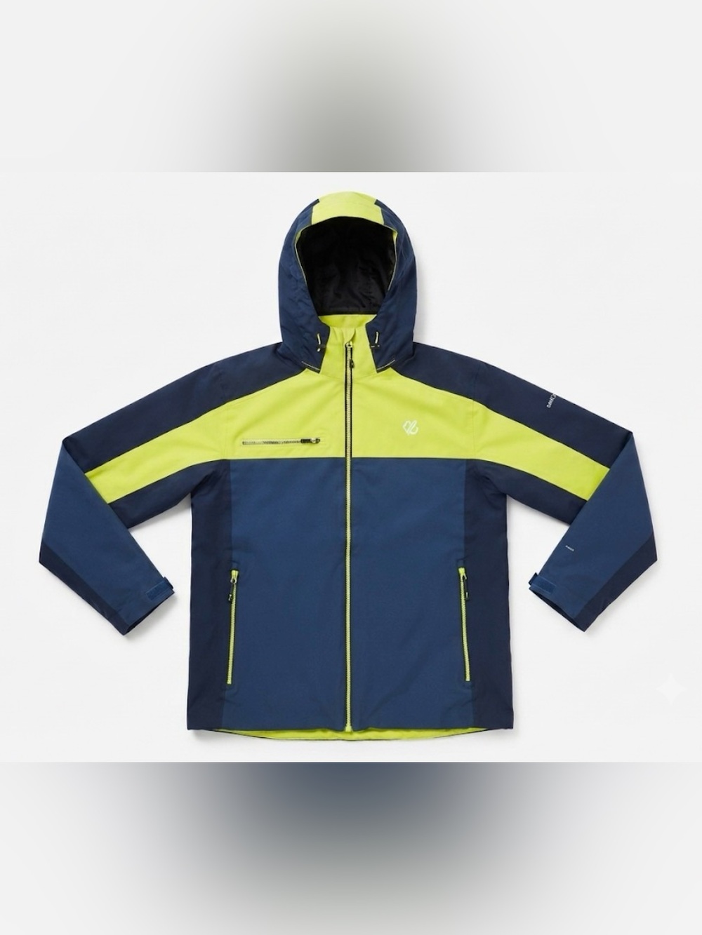 Dare 2b Mens Ski Jacket L Blue Yellow ARED 20/20 Anniversary Edition Waterproof